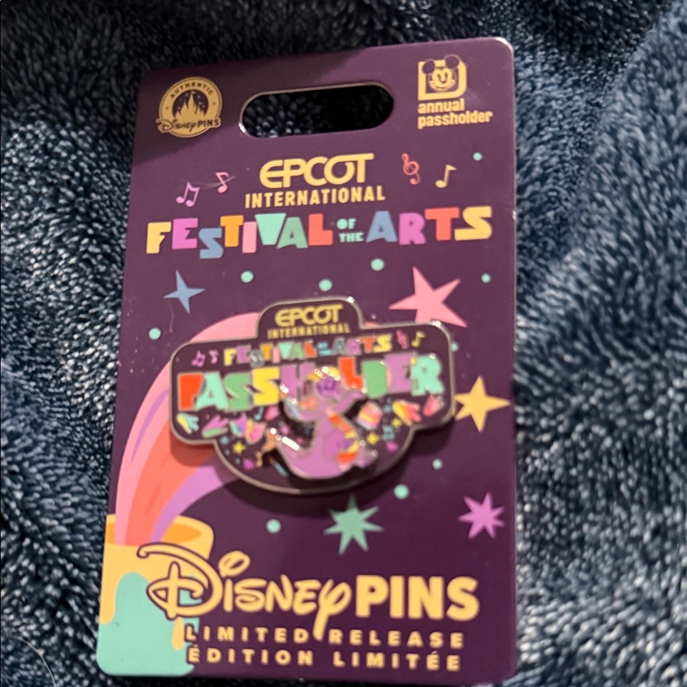 Disney EPCOT Festival of the Arts Colorful Pin